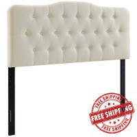 Modway MOD-5154-IVO Annabel Queen Fabric Headboard in Ivory