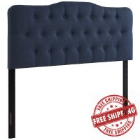 Modway MOD-5154-NAV Annabel Queen Fabric Headboard in Navy