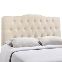 Modway MOD-5158-IVO Annabel King Fabric Headboard in Ivory