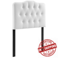 Modway MOD-5161-WHI Annabel Twin Vinyl Headboard in White