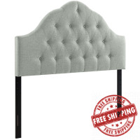 Modway MOD-5162-GRY Sovereign Queen Fabric Headboard in Gray