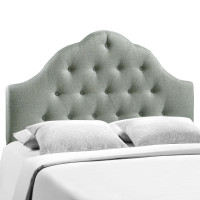 Modway MOD-5166-GRY Sovereign King Fabric Headboard in Gray