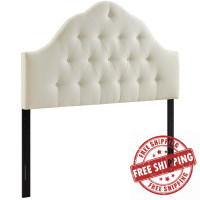 Modway MOD-5166-IVO Sovereign King Fabric Headboard in Ivory