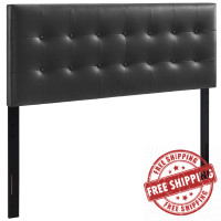 Modway MOD-5171-BLK Emily Queen Vinyl Headboard in Black