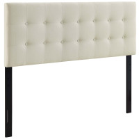 Modway MOD-5174-IVO Emily King Fabric Headboard in Ivory