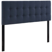 Modway MOD-5174-NAV Emily King Fabric Headboard in Navy