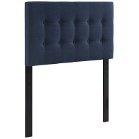 Modway MOD-5176-NAV Emily Twin Fabric Headboard in Navy