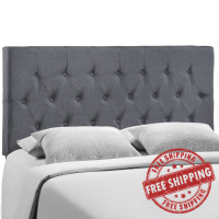 Modway MOD-5202-SMK Clique Queen Headboard in Smoke