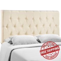 Modway MOD-5203-IVO Clique King Headboard in Ivory