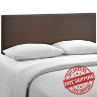 Modway MOD-5211-DBR Region Queen Headboard in Dark Brown