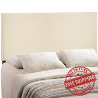 Modway MOD-5212-IVO Region King Upholstered Headboard in Ivory