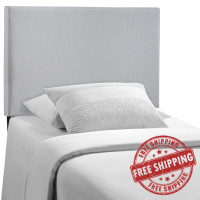 Modway MOD-5214-GRY Region Twin Upholstered Headboard in Gray