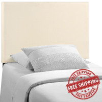 Modway MOD-5214-IVO Region Twin Upholstered Headboard in Ivory