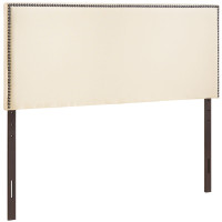 Modway MOD-5217-IVO Region Full Nailhead Upholstered Headboard in Ivory