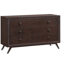 Modway MOD-5241-CAP Tracy Wood Dresser in Cappuccino