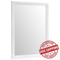 Modway MOD-5243-WHI Tracy Mirror White