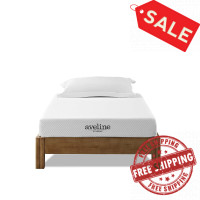 Modway MOD-5344-WHI Aveline 6" Twin Mattress in White