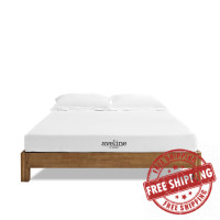 Modway MOD-5346-WHI Aveline 6" Queen Mattress in White