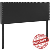 Modway MOD-5387-BLK Phoebe King Vinyl Headboard in Black