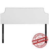 Modway MOD-5391-WHI Laura Full Vinyl Headboard in White