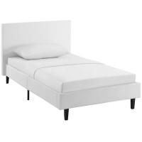 Modway MOD-5416-WHI Anya Twin Bed