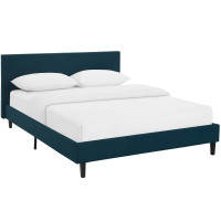 Modway MOD-5420-AZU Anya Queen Bed Frame In Azure