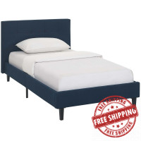 Modway MOD-5422-AZU Linnea Twin Bed in Azure