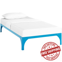 Modway MOD-5430-LBU Ollie Twin Bed Frame in Light Blue