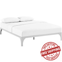 Modway MOD-5431-SLV Ollie Full Bed Frame in Silver