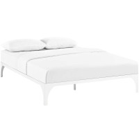 Modway MOD-5431-WHI Ollie Full Bed Frame in White