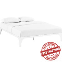 Modway MOD-5431-WHI Ollie Full Bed Frame in White