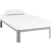 Modway MOD-5467-GRY Corinne Twin Bed Frame in Gray