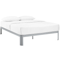 Modway MOD-5468-GRY Corinne Full Bed Frame in Gray