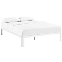 Modway MOD-5468-WHI Corinne Full Bed Frame in White