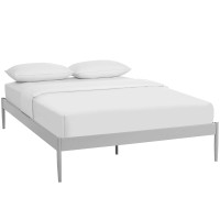 Modway MOD-5474-GRY Elsie Queen Bed Frame in Gray