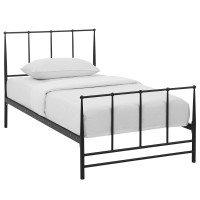 Modway MOD-5480-BRN Estate Twin Bed in Brown