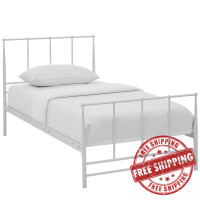 Modway MOD-5480-WHI Estate Twin Bed in White