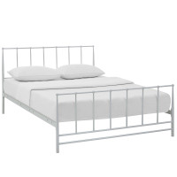 Modway MOD-5482-WHI Estate Queen Bed in White