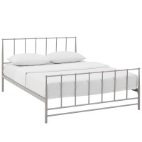 Modway MOD-5483-GRY Estate King Bed in Gray