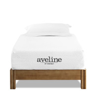 Modway MOD-5487-WHI Aveline 10" Twin Mattress in White