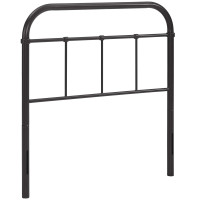 Modway MOD-5534-BRN Serena Twin Steel Headboard