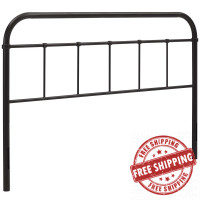 Modway MOD-5536-BRN Serena Queen Steel Headboard