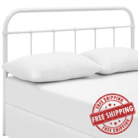 Modway MOD-5537-WHI Serena King Steel Headboard