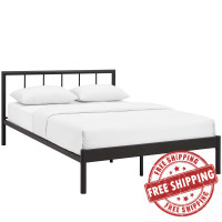 Modway MOD-5544-BRN-SET Gwen Full Bed Frame