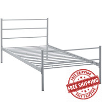 Modway MOD-5551-GRY-SET Alina Twin Platform Bed Frame