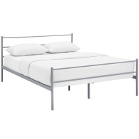 Modway MOD-5552-GRY-SET Alina Full Platform Bed Frame
