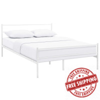 Modway MOD-5552-WHI-SET Alina Full Platform Bed Frame