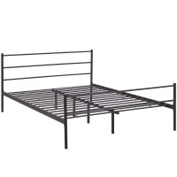 Modway MOD-5553-BRN-SET Alina Queen Platform Bed Frame