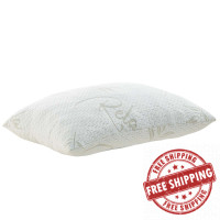 Modway MOD-5575-WHI Relax Standard Size Pillow in White