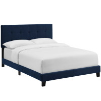Modway MOD-5859-MID Amira Full Performance Velvet Bed
